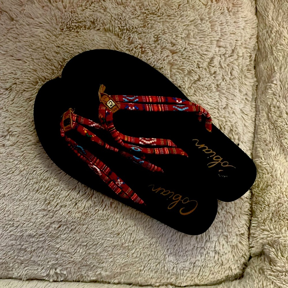 Woman’s flip flops